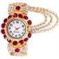 YIKAZE Diamond Rhinestone Luxury Women Quartz Wristwatch Fashion Ladies Alloy Steel Strap Casual Watches Clock Waterproof