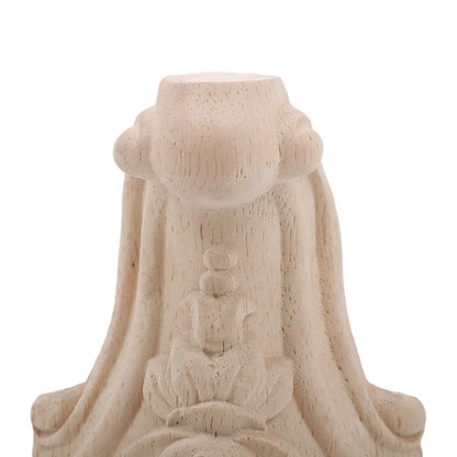 Pieds de meuble TV en bois massif sculpté de style européen, 8/4/1 pièce, 10 x 5,5 cm