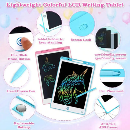 Tablette graphique LCD 8,5/10/12/16 pouces, tableau de dessin animé, jouets, cadeaux pour filles et garçons de 3 à 12 ans, bloc-notes pour enfants