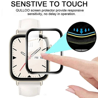 1-3Pcs 9D Curved Film For Huawei Watch fit3 SmartWatch Screen Protector Not Glass Huawey Watch Fit 3 Watchfit3 Full Cover Films