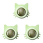 Lot de 1 à 5 balles murales rotatives à l'herbe à chat pour chaton, jouets à mâcher à lécher, nettoyage des dents, jouet à mordre pour chat d'intérieur, fournitures pour animaux de compagnie