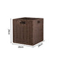 Boîte de rangement tissée à la main Grand panier Rangement de vêtements tissés Cuisine Chambre Salon Vêtements Épicerie Articles divers Organisateur