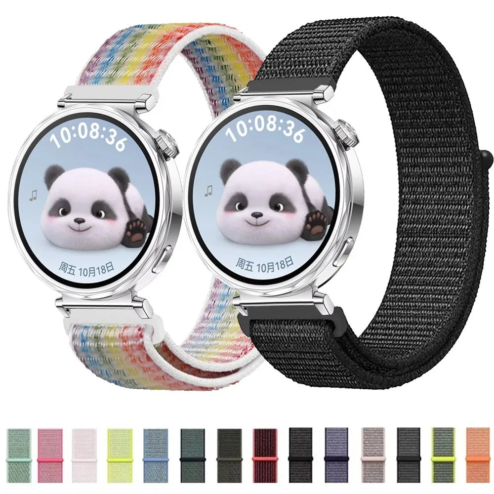 18mm Nylon Strap for Huawei Watch GT5 GT4 41mm Sports Comfortable Breathable Band Huawei Watch GT5 Pro 42mm Accessories Bracelet