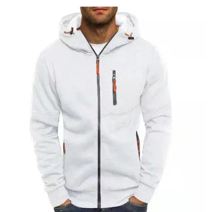 2024 new Spring Men's Jackets Hooded Coats Casual Zipper Sweatshirts Male Tracksuit Fashion Jacket Mens Clothing Outerwear