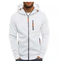 2024 new Spring Men's Jackets Hooded Coats Casual Zipper Sweatshirts Male Tracksuit Fashion Jacket Mens Clothing Outerwear