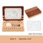 English Japanese Chinese Baby Wood Tooth Box Organizer Umbilica Save Gifts Milk Teeth Storage Box Birthday Baby Souvenir Gifts