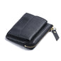 2023 New Genuine Leather Women Mini Wallet Ladies Short Wallets and Purses Zipper Leather Coin Purse Keychain Coins Pocket Bag