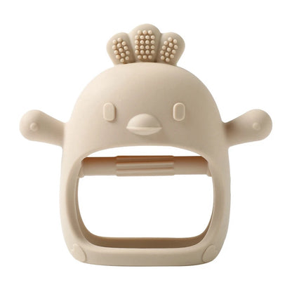 1Pcs Baby Silicone Teether Ring BPA Free Rattles Bracelet Food Grade Newborn Baby Accessories Cartoon Silicone Teething Toys