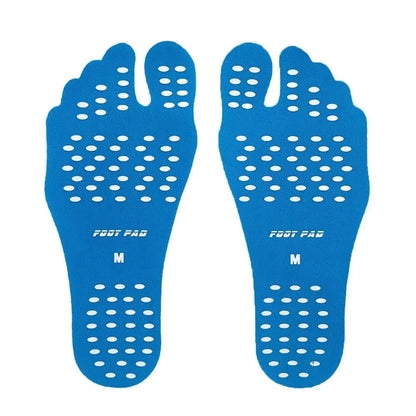 Semelles adhésives antidérapantes en gel de silice pour chaussures de plage, coussinets antidérapants, autocollants pour pieds nus, bord de mer