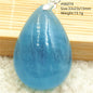 Natural Blue Aquamarine Pendant Clear Water Drop Women Men Brazil Aquamarine Crystal Necklace Jewelry AAAAA
