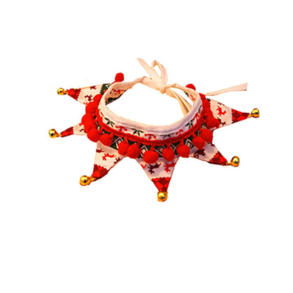 Accessoires de Noël pour chien, écharpe de Noël pour chien, chat, bavoir pour chiot, collier pour animal de compagnie, collier pour petit chien, fête de vacances, accessoires de toilettage