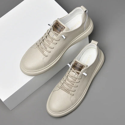 2024 New Genuine Leather Men's Casual Shoes Luxury Brand Outdoor Sneakers Tennis Masculino High Quality Sport Shoes for Men
