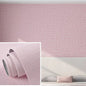 Papier peint autocollant 3D en mousse de lin, 50 cm x 10 m, couleur unie, épais, imperméable, pour rénovation murale