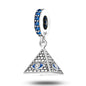 925 Sterling Silver Spots Series Charm Eiffel Tower Egypt Charms Pendant Fit MULA Original Sliver Bracelets DIY Jewelry Gifts