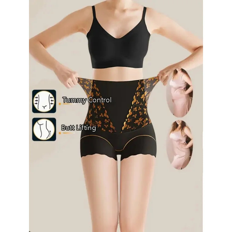 Women's Shapewear Panties Slim Fit High Waist Hip Lifting Postpartum Abdominal Shapewear Exquisite Close Intimates Briefs