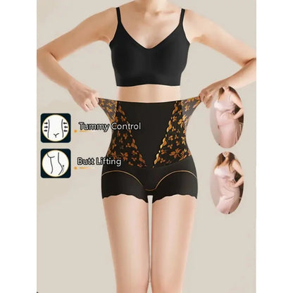 Women's Shapewear Panties Slim Fit High Waist Hip Lifting Postpartum Abdominal Shapewear Exquisite Close Intimates Briefs
