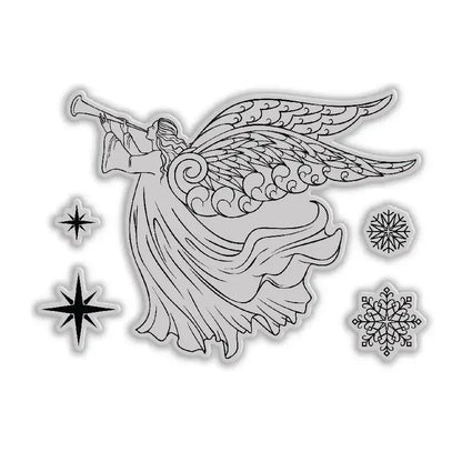 Winter Wonderland Christmas Ice Skate Snowflake Poinsettias Cutting Dies Hot Foil Scrapbooking Diary Decorate Embossing Template
