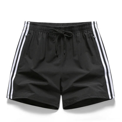 Casual Sports Three Bar Shorts Swimming Pants Fitness Pants 2025 New Summer Unisex Couples Fashion Three Piece Pants M-8XL Pants