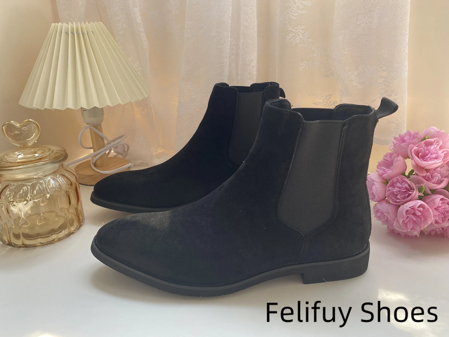 Bottines Chelsea marron, noires et rouges pour homme, bottines de cowboy, faites à la main, pointures 38 à 46