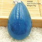 Natural Blue Aquamarine Pendant Clear Water Drop Women Men Brazil Aquamarine Crystal Necklace Jewelry AAAAA