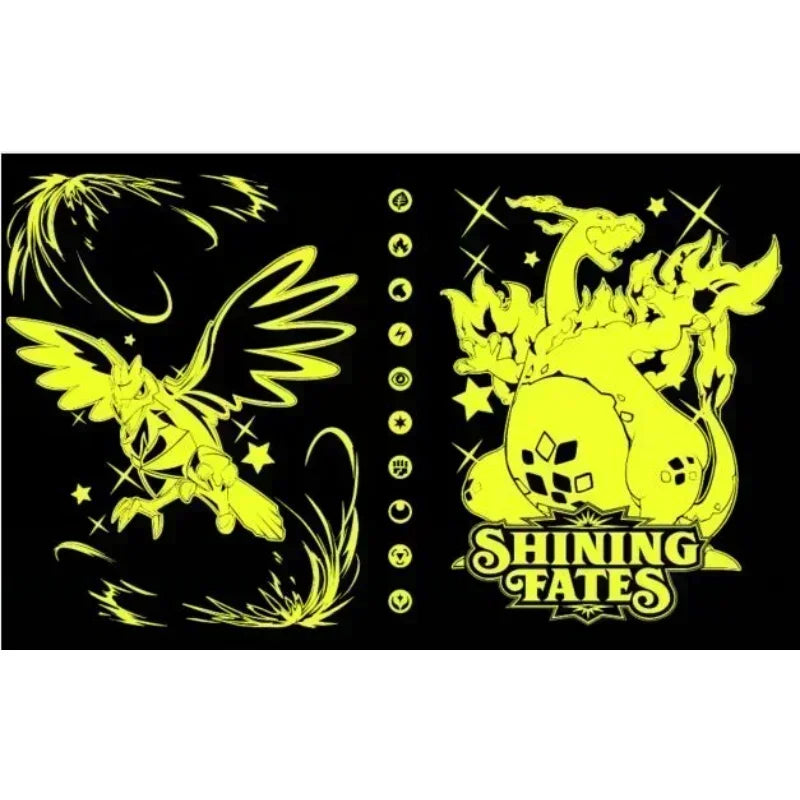 540 PCS Promotion for Pokemones Photo Album Classic Anime Card Protector Notebook Card Book Laser Collection Folder Kids Gifts