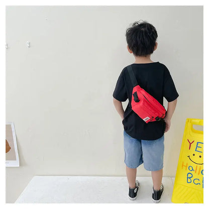 Casual Design Children's Chest Bag Handsome Boys Small Shoulder Messenger Bags Baby Kids Purse Handbags Cool Girls Fanny Pack