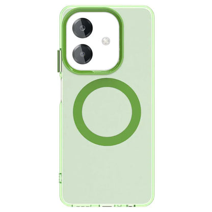 Candy Color For Magsafe Wireless Charge Magnetic Case For OPPO A3 Pro A3X A3 A60 Shockproof Soft Cover Funda For OPPO A60 Cover