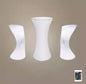 NewOut Door Use Led Illuminated Bar Cocktail Table Rechargeable Bar Plastic Table Lighted Up Coffee Table Ktv Disco Party Supply