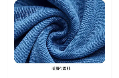 Autumn Sweatshirt Fashion Matcha Green 420g Heavy Round Neck Sweater Men's Solid Color Top Streetwear Women