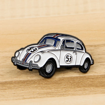 Broche en émail pour homme, motif voiture rétro coloré, pour vêtements, épingles à revers pour sacs à dos, badges, bijoux tendance