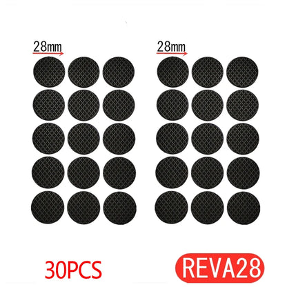 Tapis de protection anti-rayures pour pieds de meubles, couvre-pieds de table, antidérapants, noirs, autocollants