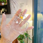 Petit porte-monnaie transparent en PVC pour femmes, enfants, filles, clés, rouge à lèvres, écouteurs, pièces de monnaie, pochette portefeuille