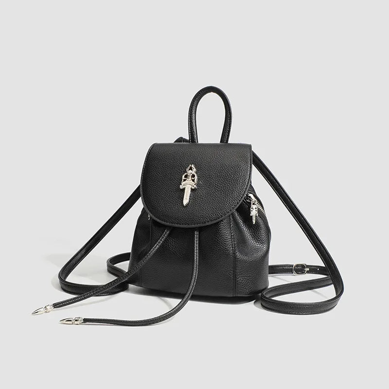 Fashionable Mini Travel Backpack for Women 2024 New Style Versatile Outdoor Bag Stylish Double Shoulder Bag Ladies Love