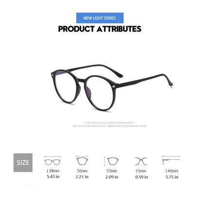 Lunettes photochromiques anti-rayons bleus pour ordinateur, monture ronde vintage, pour homme et femme, verres de jeu, anti-fatigue oculaire, bloquant la lumière