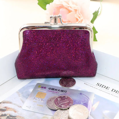 New Double Layer Women Wallets Short PU Leather Coin Purse Mini Wallet Retro Coin Purse for Women Lipstick Storage Dropshipping