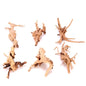 Natural Driftwood Cuckoo Roots Dead-wood Tree Trunk Micro Landscape Creative Reptile Cylinder Fish Tank Ornament Aquarium Decor