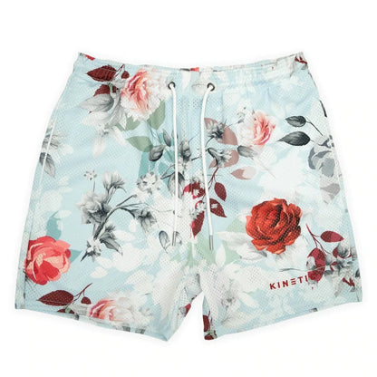 2024Summer New Digital Printing American Sports Casual Shorts Mesh Breathable and Loose Men's Short Shorts