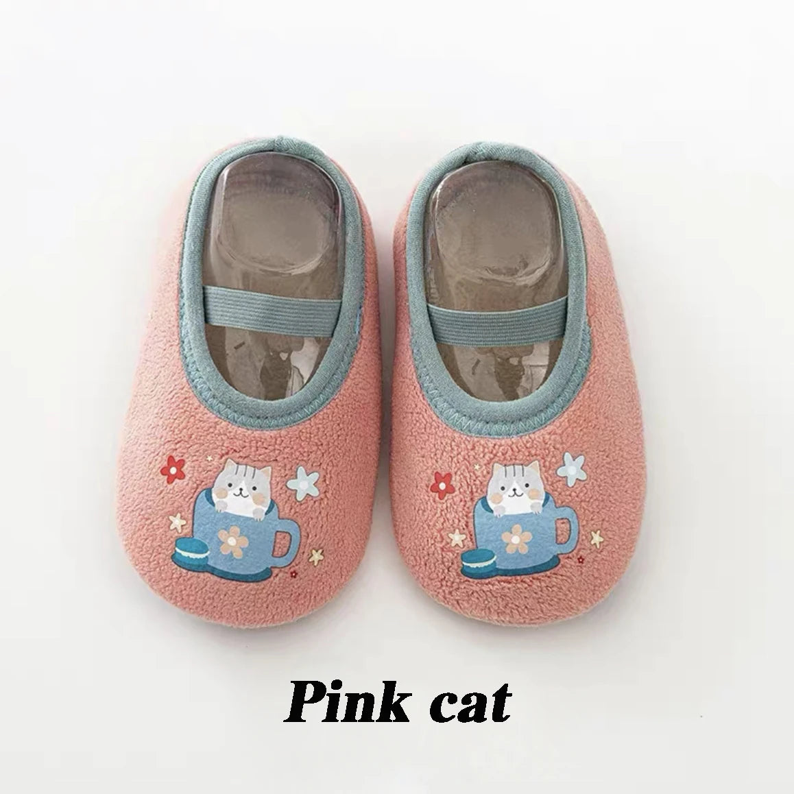 Baby Anti-slip Socks Cute Kids Slippers Newborn Warm Crib Floor Shoes with Rubber Sole for 0-24Month Children Boy Toddler Shoes