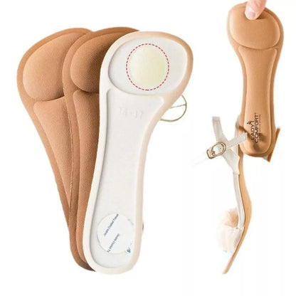 Semelles intérieures auto-adhésives souples pour talons hauts pour femmes, antidérapantes, autocollantes pour talons hauts