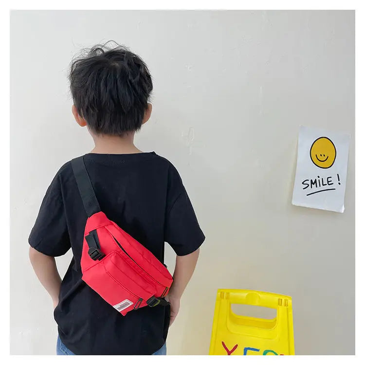Casual Design Children's Chest Bag Handsome Boys Small Shoulder Messenger Bags Baby Kids Purse Handbags Cool Girls Fanny Pack