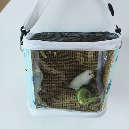 Multi Sized Pet Outdoor Bag Portable and Detachable Parrot Phoenix Hamster Flying Kangaroo Guinea Pig Birdcage Pet Bag