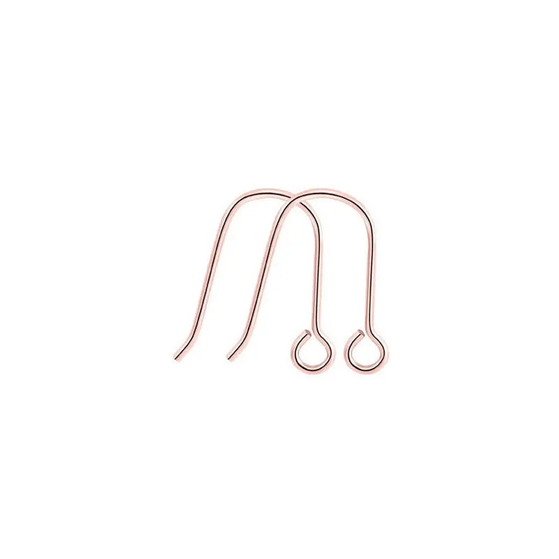 Crochets de boucles d'oreilles en laiton imitation rhodium couleur or 18 carats pour femmes, accessoires de bijoux à faire soi-même, vente en gros