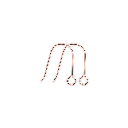 Crochets de boucles d'oreilles en laiton imitation rhodium couleur or 18 carats pour femmes, accessoires de bijoux à faire soi-même, vente en gros