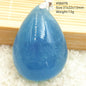 Natural Blue Aquamarine Pendant Clear Water Drop Women Men Brazil Aquamarine Crystal Necklace Jewelry AAAAA
