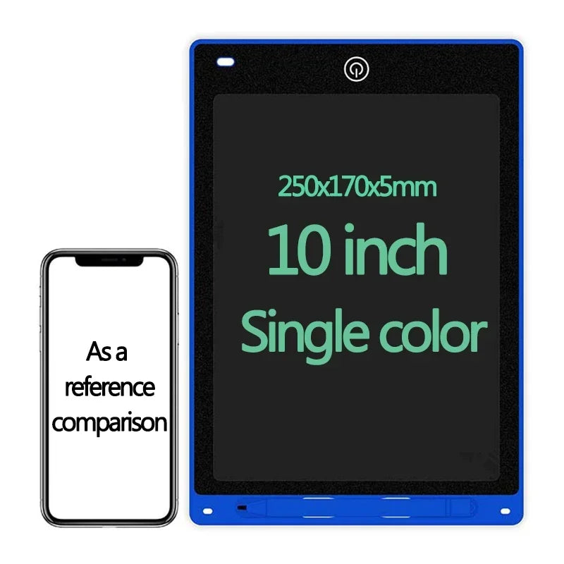 Tablette d'écriture LCD 10/12 pouces, planche à dessin pour enfants, graffiti, bloc-notes, jouets, écriture manuscrite, tableau noir, planche à dessin magique, jouet pour enfants, cadeau