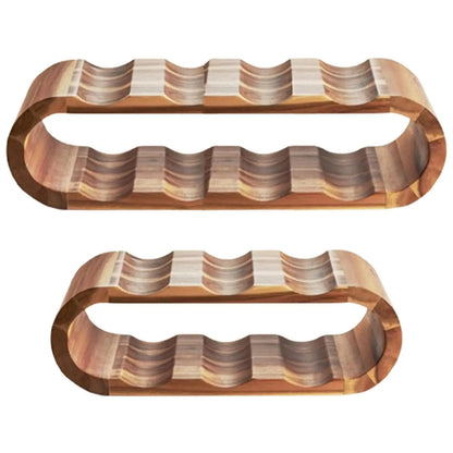 Wooden Wine Rack Wine Cellar Storage Water Bottle Organizer Wine Stand Holder for Bar Party Home Countertop Cabinet Inserts