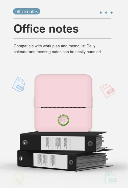 X6 Mini Pocket Sticker Printer Bluetooth Wireless Connection Portable Sticker Maker for Learning, Note, Journal, DIY, Work