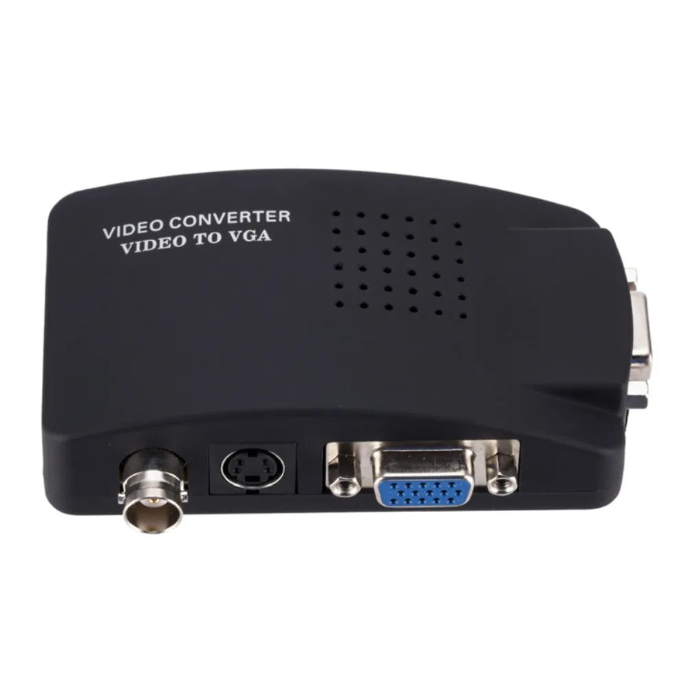 BNC To VGA BNC To VGA Converter Video Converter Signal Conversion BNC To VGA Adapter Box 3D Motion Compensation VGA Output
