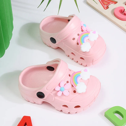 Chaussons bébé, sandales, mules, sandales respirantes pour filles avec semelle souple pour activités intérieures et extérieures et design antidérapant
