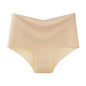 High Quality Ice Silk Cotton Crotch Panties High Waist V-Shape Comfortable Breathable Triangle Panty